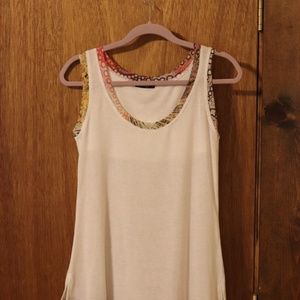 Sliced tank  top